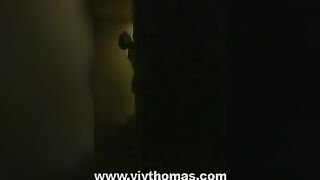 Tongue fucking her warm cozy ass