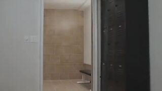 Gym Coach Catches Two Girls Experimenting