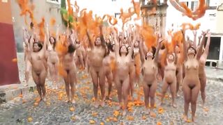 Nudist women group of Mexico