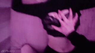I tore the Goth beauty's tights and banged her