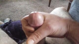 rubbing one out whilst wife at work