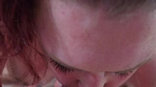 Choking on his Ramrod, Sloppy princess Sucking????????