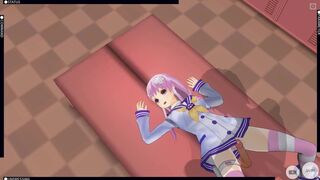 3D MANGA Nepgir screwing in the locker room (Choujigen Game Neptune The Animation)