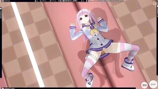 3D MANGA Nepgir screwing in the locker room (Choujigen Game Neptune The Animation)