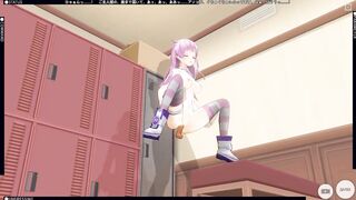 3D MANGA Nepgir screwing in the locker room (Choujigen Game Neptune The Animation)