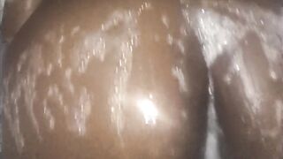 Ebony In A Bubble Baths