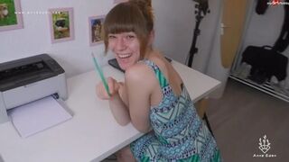 Dreist einfach mitten auf dem Tisch gefickt!