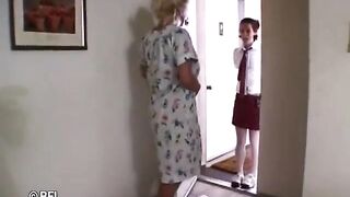 My stepmom loves my wet vagina