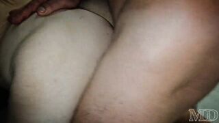 Massive heavy saggy melons hang below the navel. Macromastia . Sex between titties and ace bang