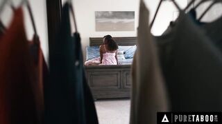 PURE TABOO Fake Ally Tricks Lesbian Lovers Destiny Mira & Ameena Green Into Performing For Him