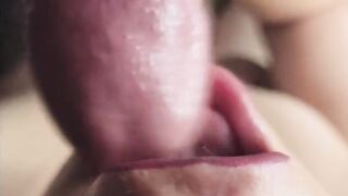 Throbbing schlong and a lot of sperm in the mouth. Almost all astonishing Oral-job Ever