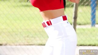 Brazzers - Playing Baseball Then This Hawt Honey Takes Over My Body