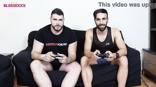Straight friends bet his dicks