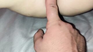 Stepsister wishes me to masturbate her taut pussy with my finger