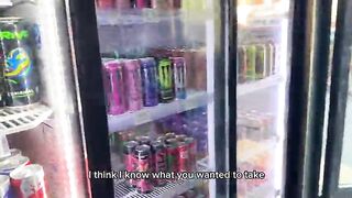 I became an punk hotty's boyfriend for a day and fucked her for a can of energy drink.
