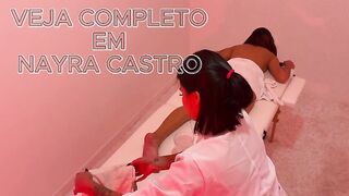 My massage therapist recorded my session with a pleased ending.