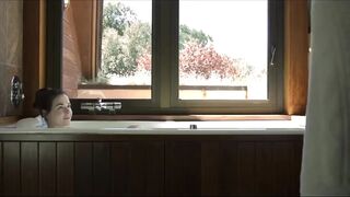 Intimate touch movie scene