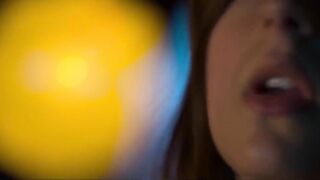 Intimate touch movie scene