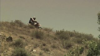 Golden-haired hotty sucks and rides a huge jock on the grass during the time that out on picnic