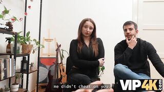 VIP4K. A Slut with HUGE MELONS tries Indecent Anal Sex for the first time