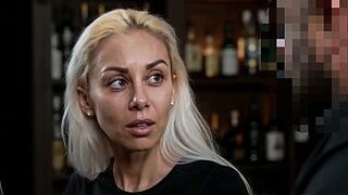 Trailer : Desperate Slim Golden-haired Wife Pays Rent with Corpulent Hirsute Stud - Sweat Licking, Piss & Creampie (AI Generated)