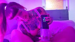My Girlfriend Uses Penis Sucker Toy on My Big Shlong