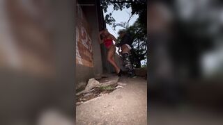 Trans Woman Has Sex in the Street with a Cheating Married Stud.