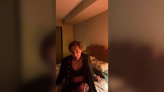 playing around masturbating