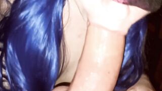 Sucking swollen wang