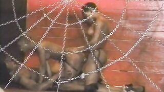 two Ebony Babes Fuck Greater amount Guys with Big Strapons Before They Have Deep Anal Sex