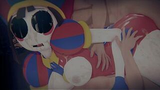 [FORTNITE x TADC] - POMNI "TRAPPED IN THE LOOP": Tied Up Digital Beauty & Hardcore POV Spitroast (4K/60FPS) - (異世界ピエロわからせ)