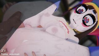 [FORTNITE x TADC] - POMNI "TRAPPED IN THE LOOP": Tied Up Digital Beauty & Hardcore POV Spitroast (4K/60FPS) - (異世界ピエロわからせ)