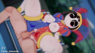 [FORTNITE x TADC] - POMNI "TRAPPED IN THE LOOP": Tied Up Digital Beauty & Hardcore POV Spitroast (4K/60FPS) - (異世界ピエロわからせ)