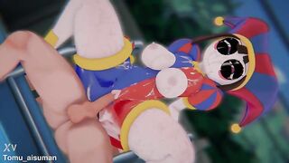 [FORTNITE x TADC] - POMNI "TRAPPED IN THE LOOP": Tied Up Digital Beauty & Hardcore POV Spitroast (4K/60FPS) - (異世界ピエロわからせ)