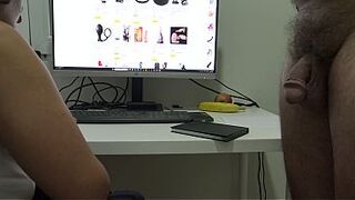 Immodest Talking Cuckold Wife And Her 18 year Old Amateur Stepson