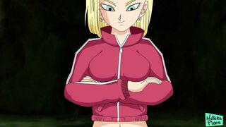 Android 18 and Krillin parody xxx from Dragon Ball Super