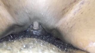 My cunt swallows his dong!