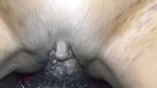 My cunt swallows his dong!