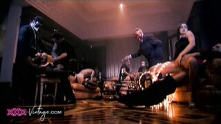 Orgy at a swinger party