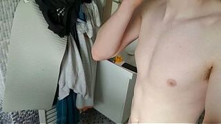 I drilled my teen stepsister in the washroom