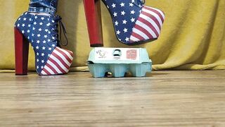 ASMR _ Egg crush ( Bare feet )