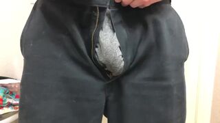Undressing this big white dong for you