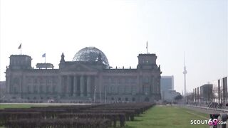 German College Teen Elisa Seduce to Fuck in Park in Berlin