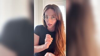 Hottie in Glasses Tells YOU How to Jerk off!