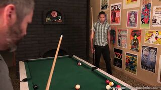 Hollie Mack's Cuckold Make a Pool Bet This man Can Not Win
