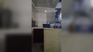 Employee Screwing and Sucking When She Washes Ribald Dishes