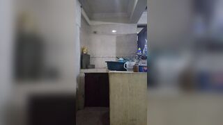 Employee Screwing and Sucking When She Washes Ribald Dishes