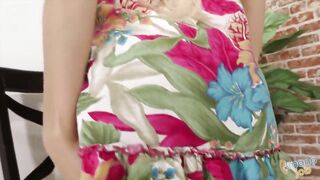 Elsa Jean in the casting daybed