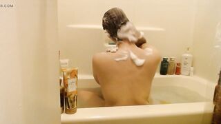 Short Sexy Hair Lathered up Shampooed