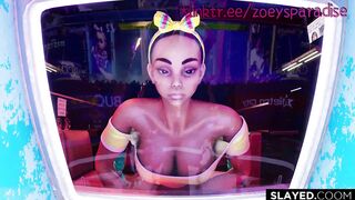 Marvelous angel meets a massive penis that fills her up
